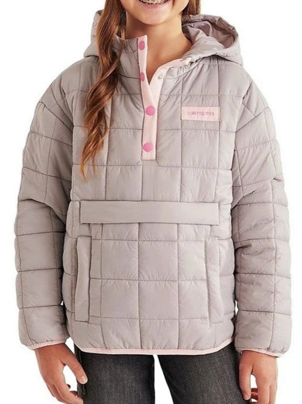 Limited Too Jacket Packable Puffer Jacket sweater pullover hoodie quilted girls
